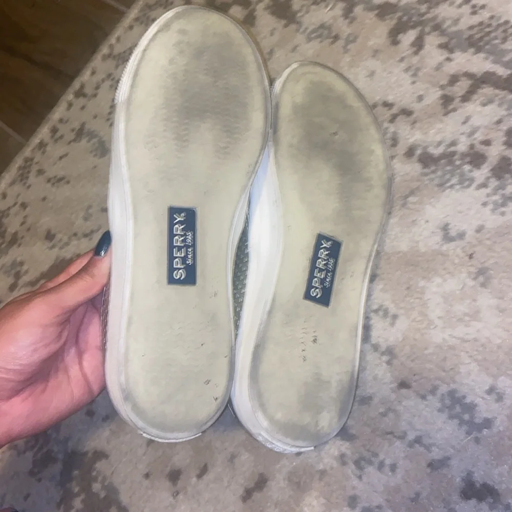 Silver Sperrys - Picture 2 of 5